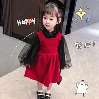 girls clothing suits t shirt dress 2021 bow spring autumn kids teenagers outwear high quality kids cotton tracksuit sport suits