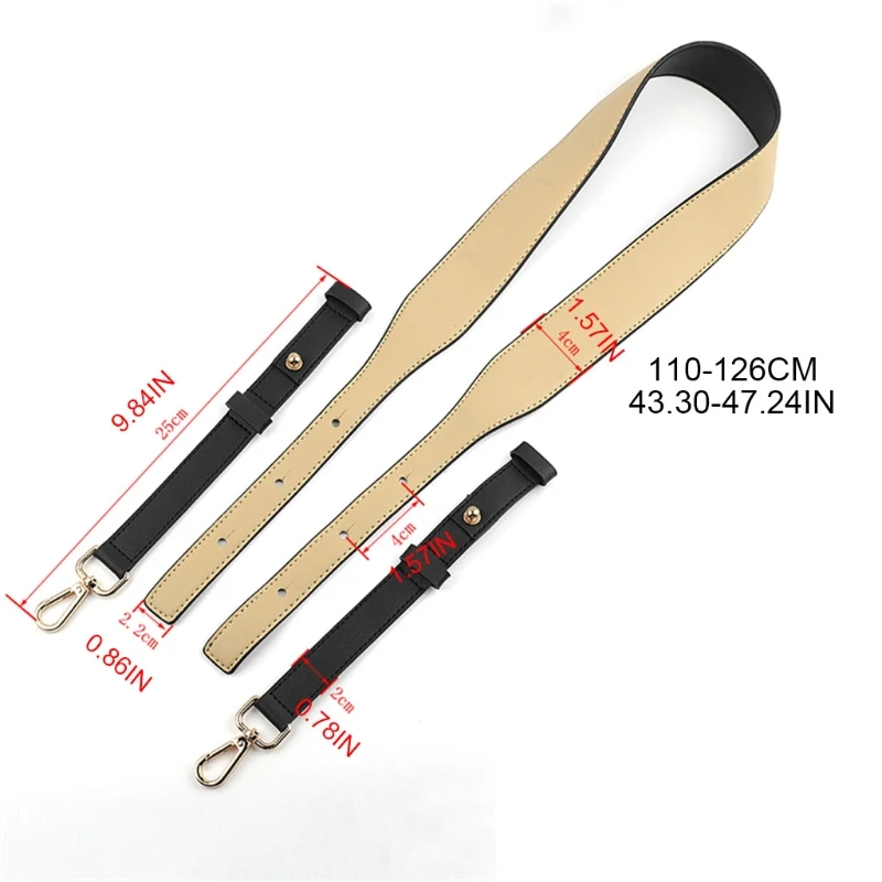 Регулируемый ремешок из искусственной кожи для сумочки наплечный ремень через