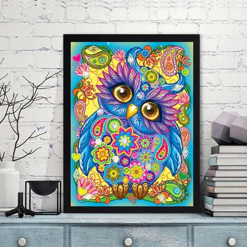 5D DIY Special-shaped Diamond Painting Animal Cross Stitch Embroidery Kit Wall Art Home Decor | Дом и сад