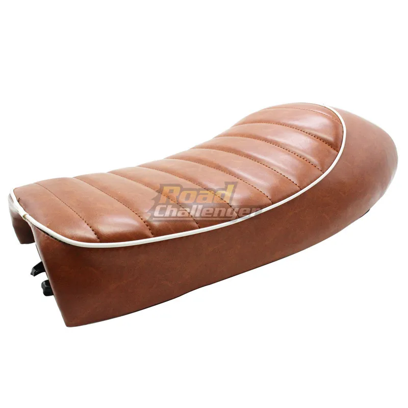 Motorcycle Cafe Racer Seat Custom Vintage Hump Saddle Flat pan Retro For CG125 |