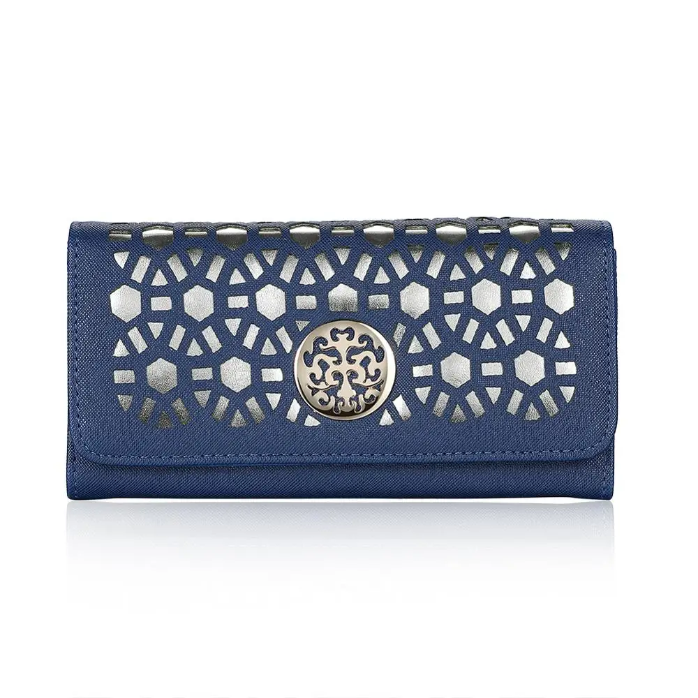 Женские кошельки из искусственной кожи женские с выемкой Длинный кошелек для