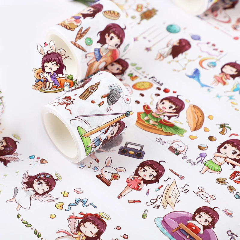 

Наклейки для детей с изображением милой руки из мультфильма Life Food Series стикеры классических игрушек