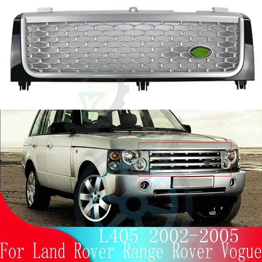 

For Land Rover Range Rover Vogue L332 2002 2003 2004 2005 Car Accessory Front Bumper Grille Centre Panel Styling Upper Grill
