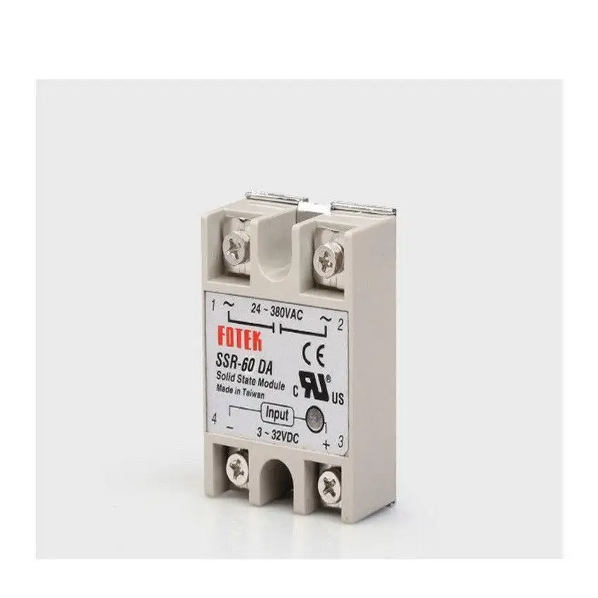 60A 24V 380V 250V SSR 60 DA твердотельные реле Модуль 3 32 В постоянного тока в переменный