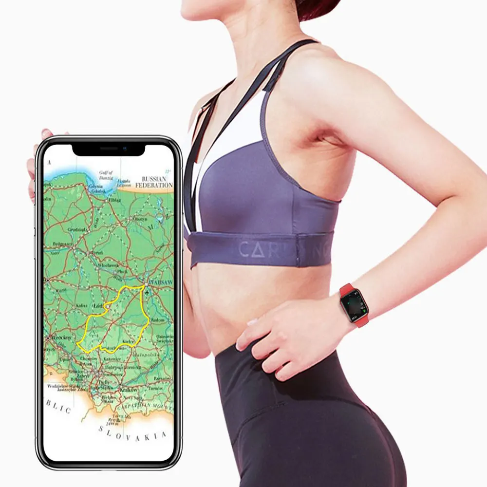Смарт-часы Smochm IWO Wifi GPS MP3 музыка Беспроводные водонепроницаемые Bluetooth серии 5 44 мм