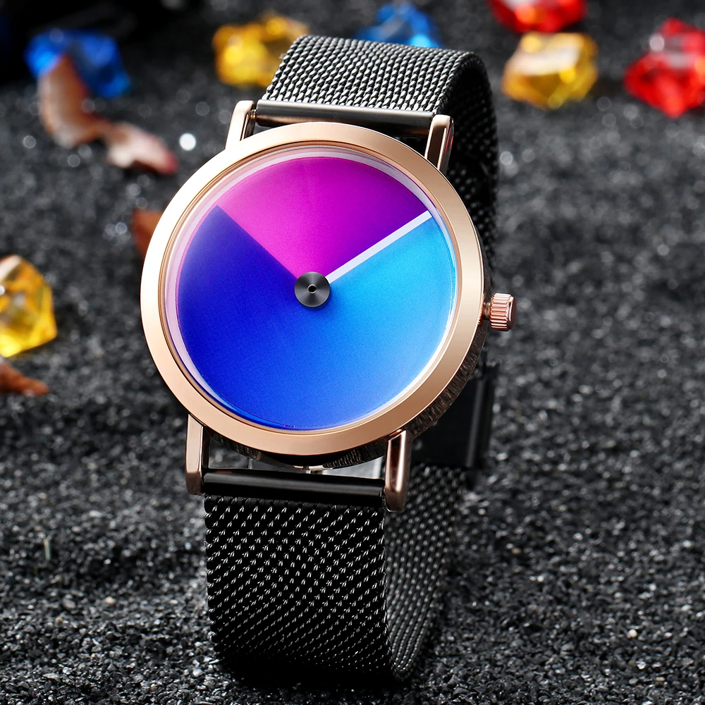 Sanda Для мужчин спортивные наручные часы Творческий вихревой уникальный