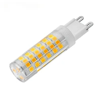 hot sale super bright g9 led lamp ac220v 4w 5w 7w ceramic smd2835 led bulb replace 30w 40w 50w halogen light for chandelier