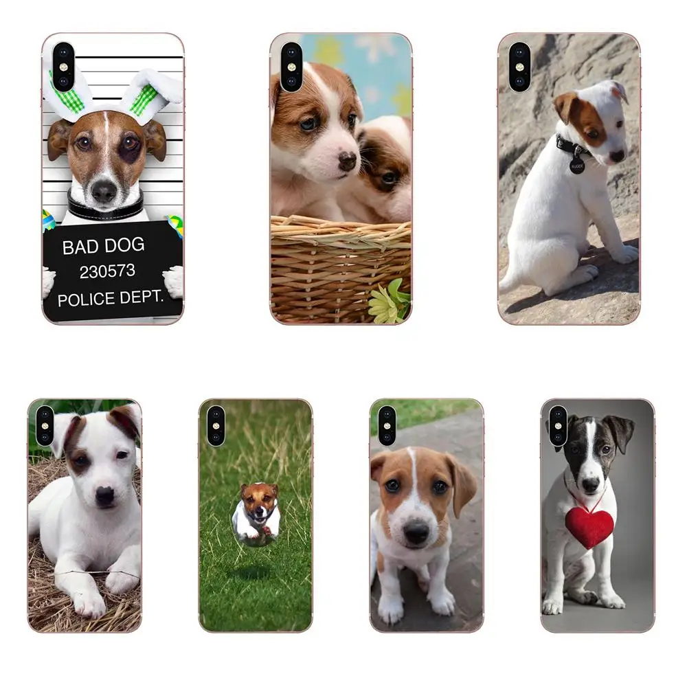 Чехлы из ТПУ с рисунком милого Джека Расселла собаки и щенка для Galaxy A10 A10S A20 A20S A20E