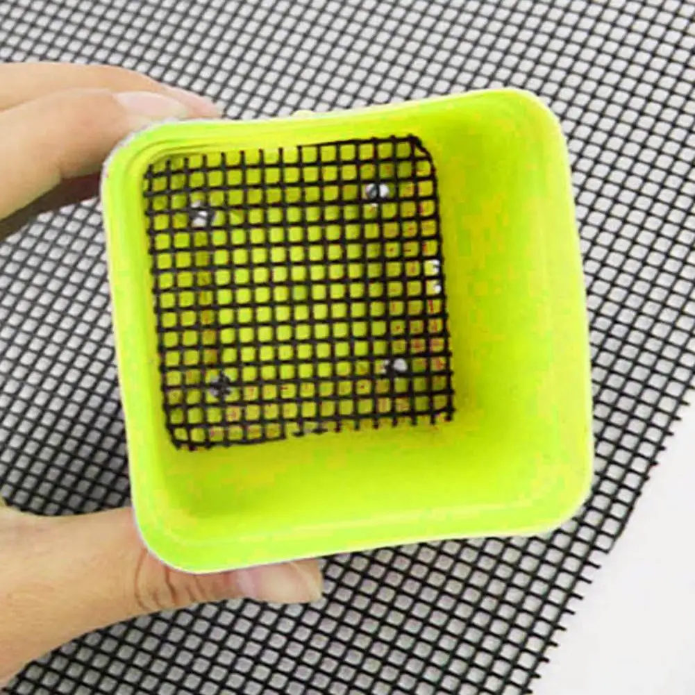 

Practical Mesh Screen Environmental Friendly Grid Mat Breathable Abrasion-resistant Drainage Mat PE Flowerpot Mesh Pad for Home
