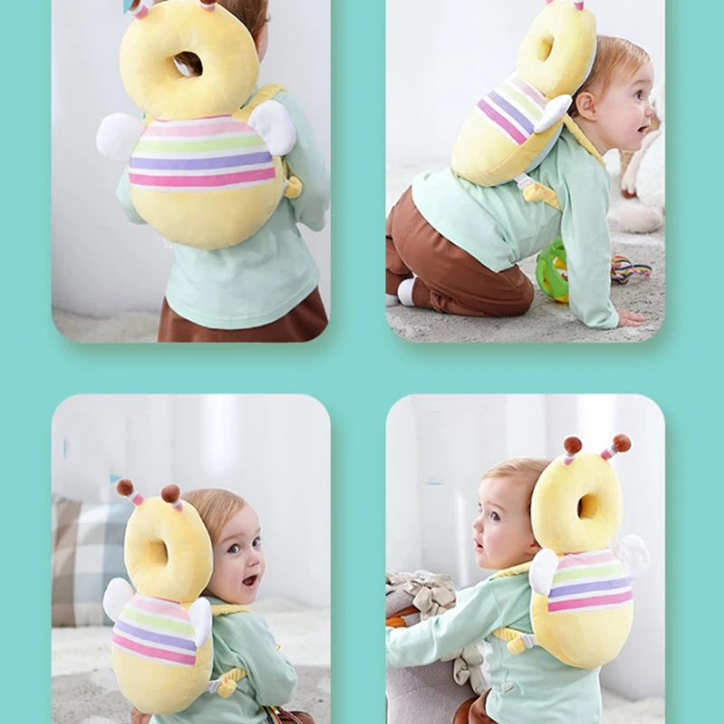 

Baby Head Protection Pillow Anti-Fall Pillow 3D Rebound PP Cotton Children Protective Cushion Baby Safe Care