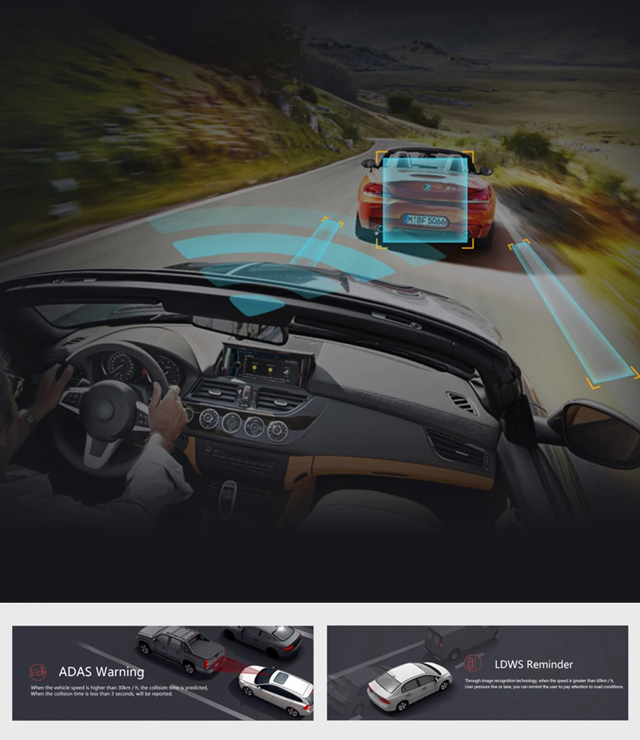 Anfilite 4G 6 86 ''Автомобильный gps навигатор ADAS Bluetooth Android 5 1 Навигатор Автомобильный