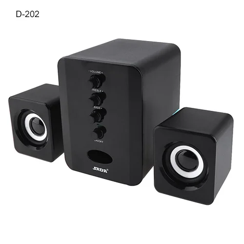 SADA D-203 3D стерео компьютерные колонки USB проводной мини комбинированный сабвуфер Портативный динамик s PC Динамик для телефона тв - Цвет: D-202