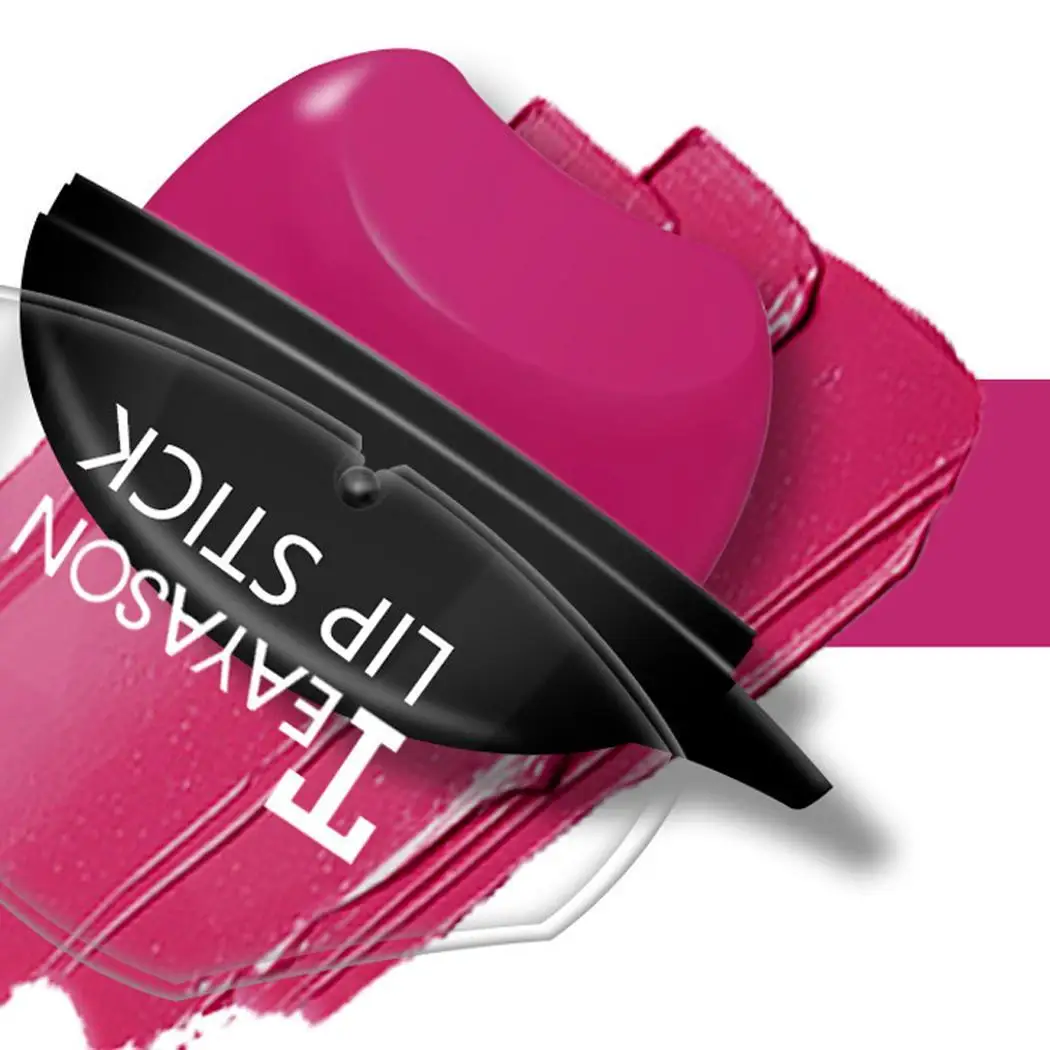 Портативная матовая Форма губ губная помада Водонепроницаемая длинная с