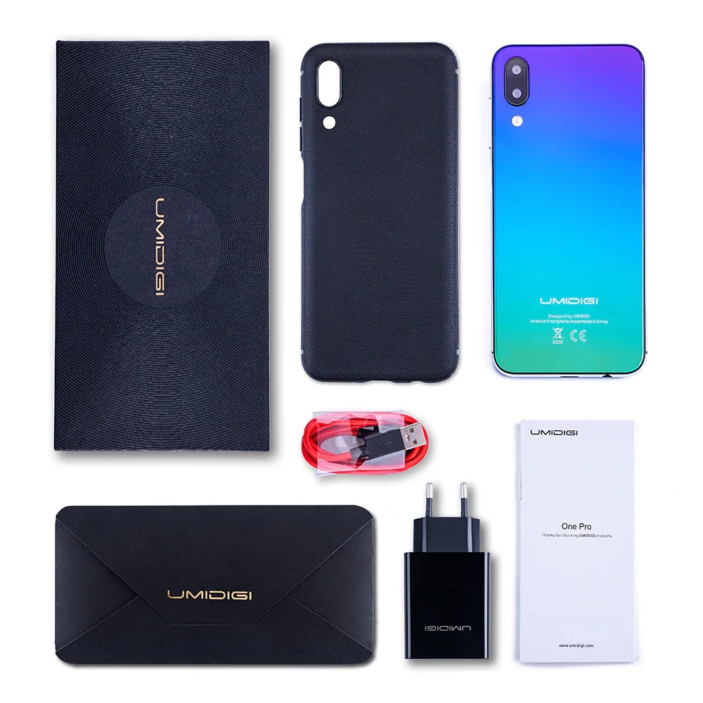 UMIDIGI One Pro глобальная полоса 4 ГБ 64 5 9 дюйма Android 8 1 мобильный телефон Беспроводная