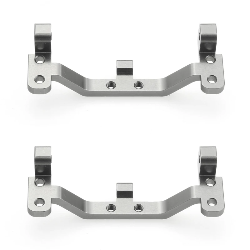 

4 Pcs RC Car Upgrade Parts Metal Pull Rod Steering Link Rod Pull Rod Base Set,Titanium Color & Silver