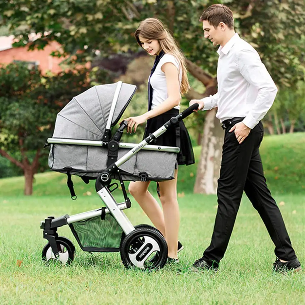 Kidlove Baby 2 в 1 детская коляска складная анти-шок складываемая коляска Высокая land-scape модная коляска