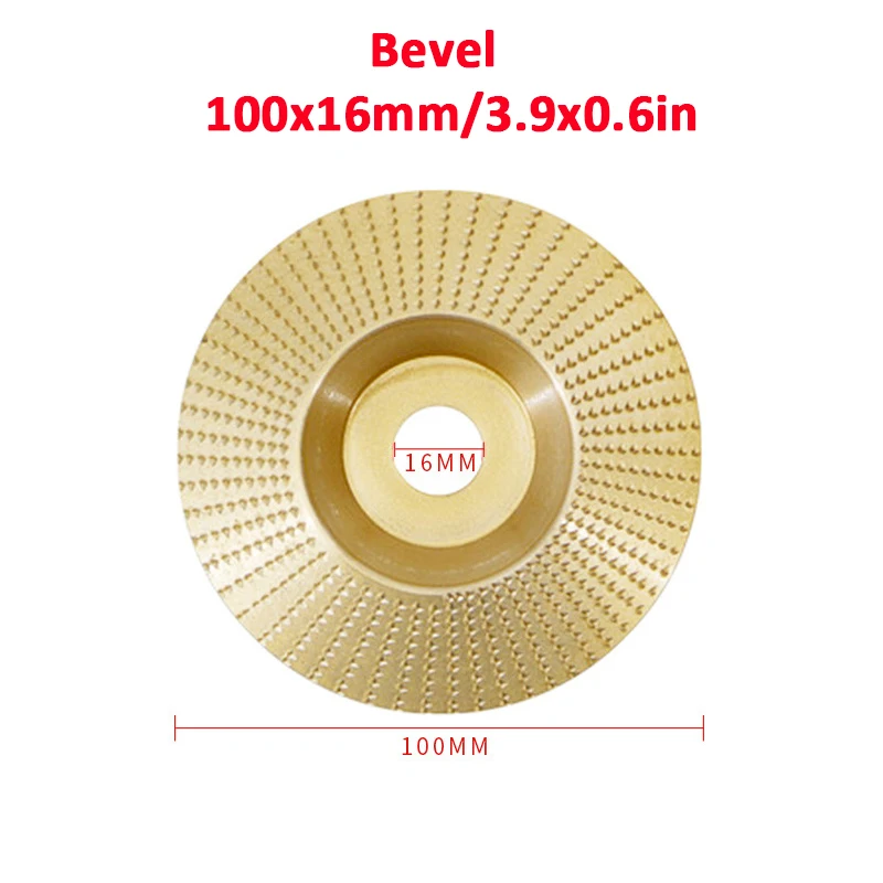 

16mm Angle Grinder Disc Angle Grinder Wood Grinding Wheel Disc Sanding Carving Tool For Non-metals Non-metal Materials Wood