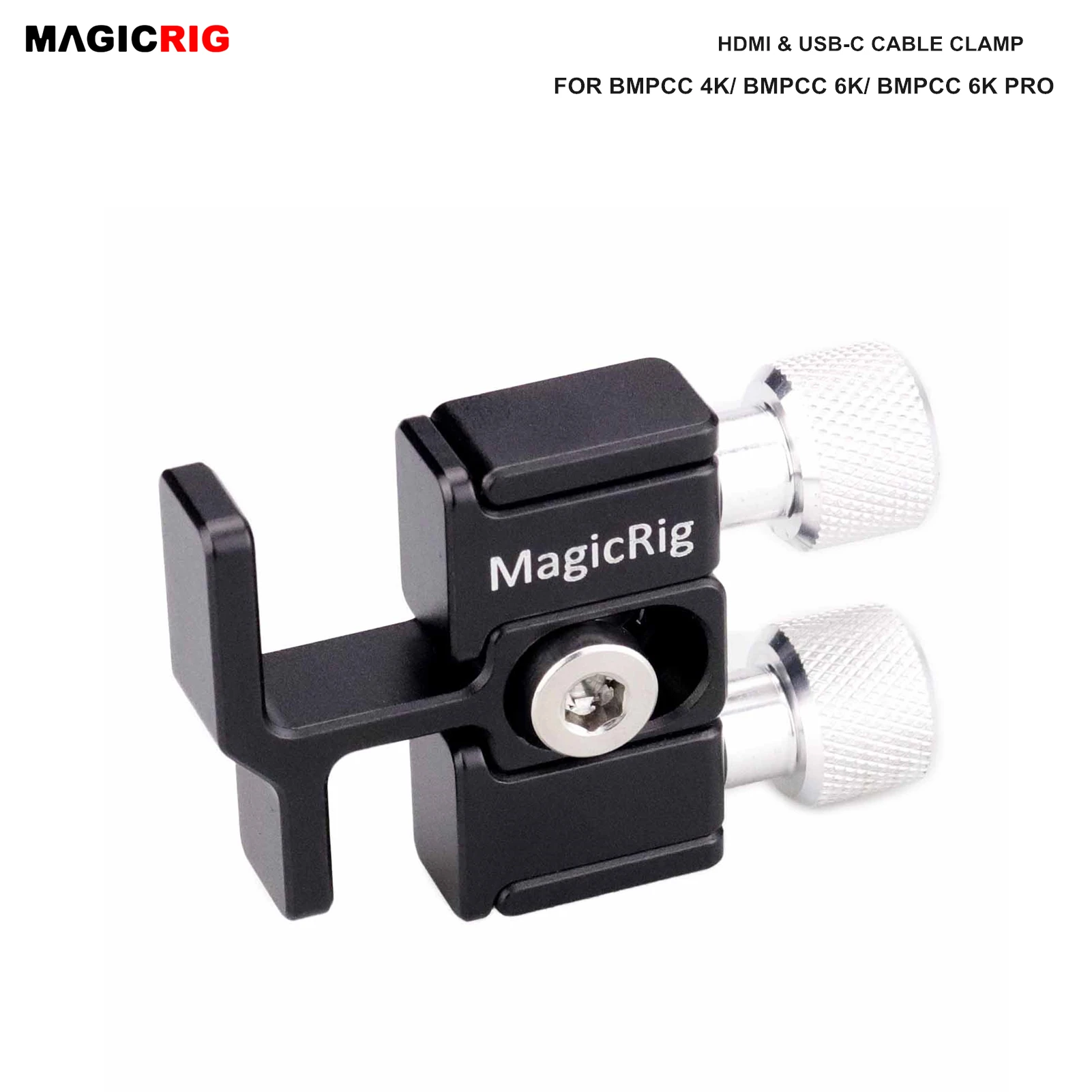 

MAGICRIG HDMI & USB-C Cable Clamp for BMPCC 4K BMPCC 6K BMPCC 6K Pro Cage
