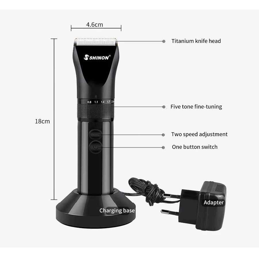 Новейшая машинка для стрижки волос профессиональный триммер мужчин