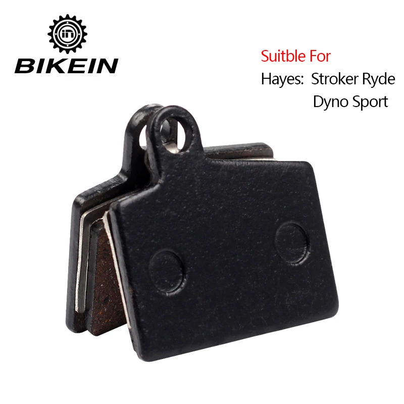 BIKEIN 4 пары велосипедные MTB велосипедные дисковые Тормозные колодки для Hayes Stroker Ryde, Dyno Sport черные резиновые детали для горного велосипеда