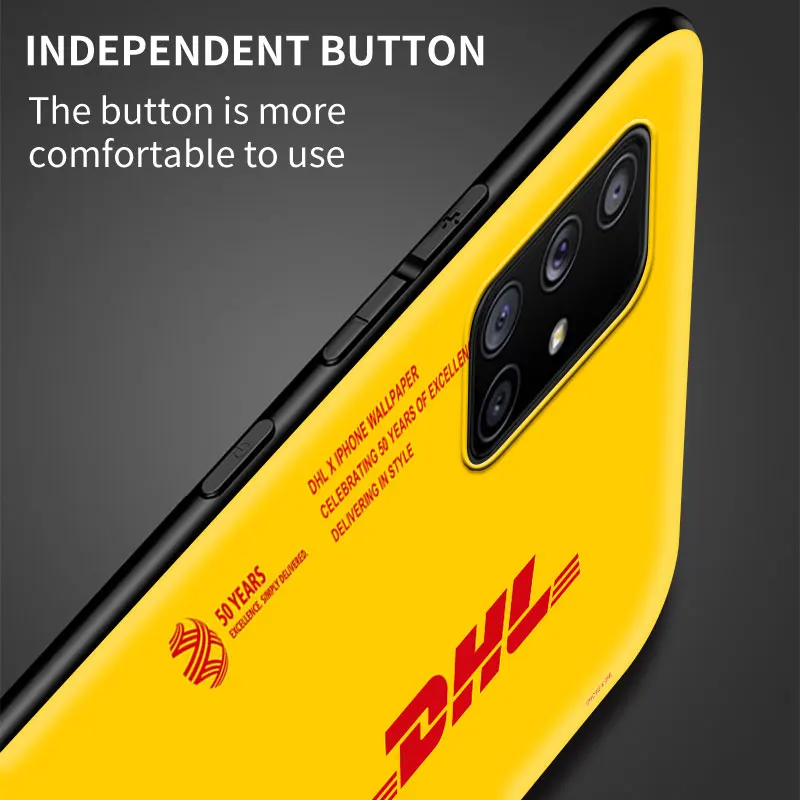 

DHL Express Painted Case For Samsung Galaxy A51 A50 A71 A21s A70 A41 A31 A40 A20e A12 A10 A72 A52 5G Soft Phone Cover Shell