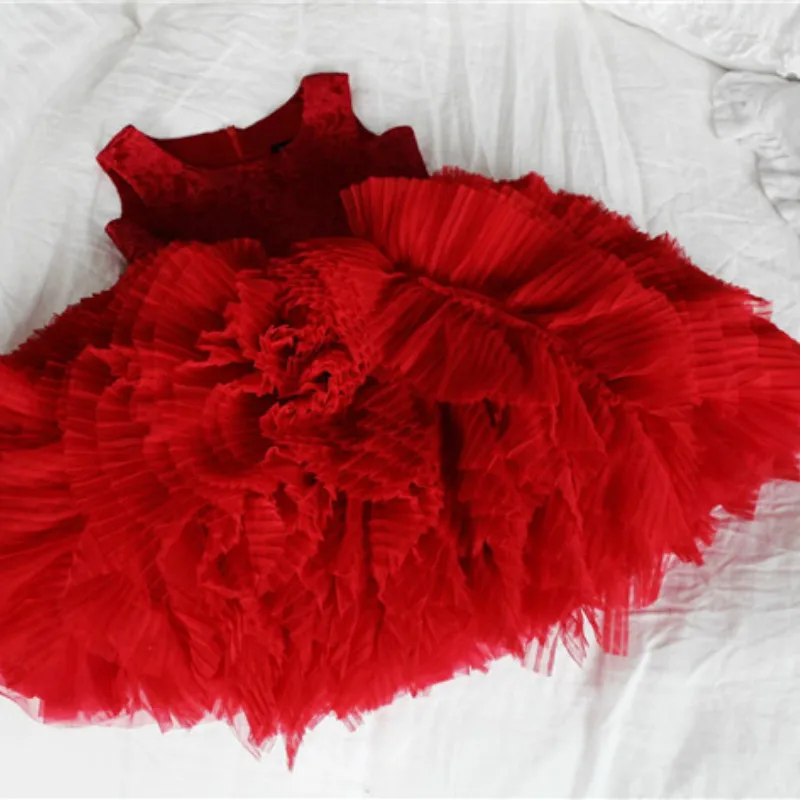 Детские платья принцессы для девочек бальные малышей Вечерние дня рождения