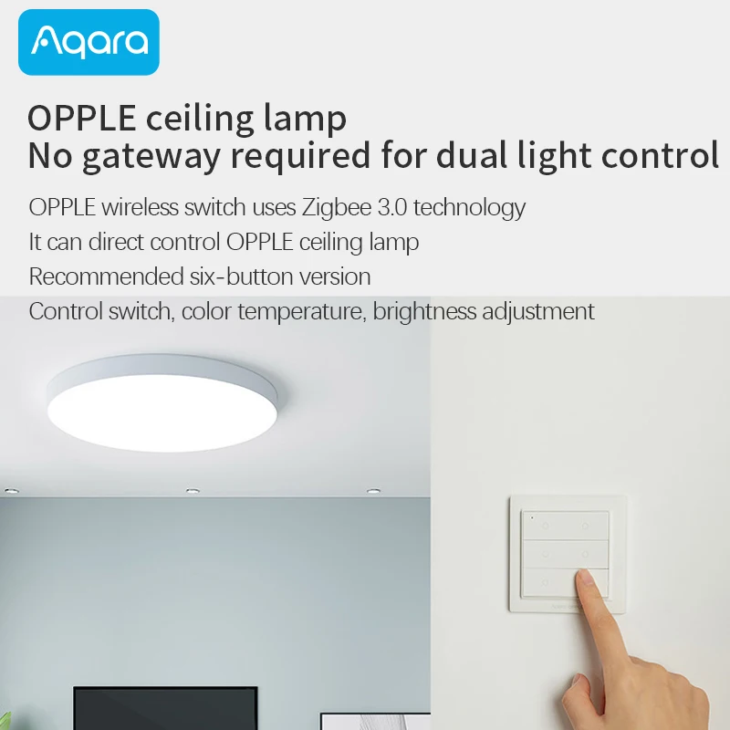 Беспроводной переключатель Aqara OPPLE с регулируемой яркостью умный пульт