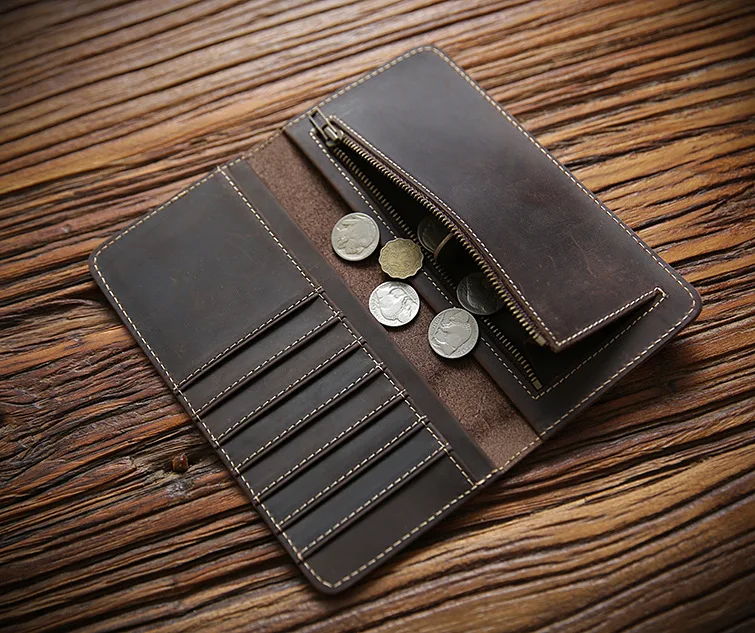 SIKU men's leather wallet coin purses holders fashion wallet men Italy leather