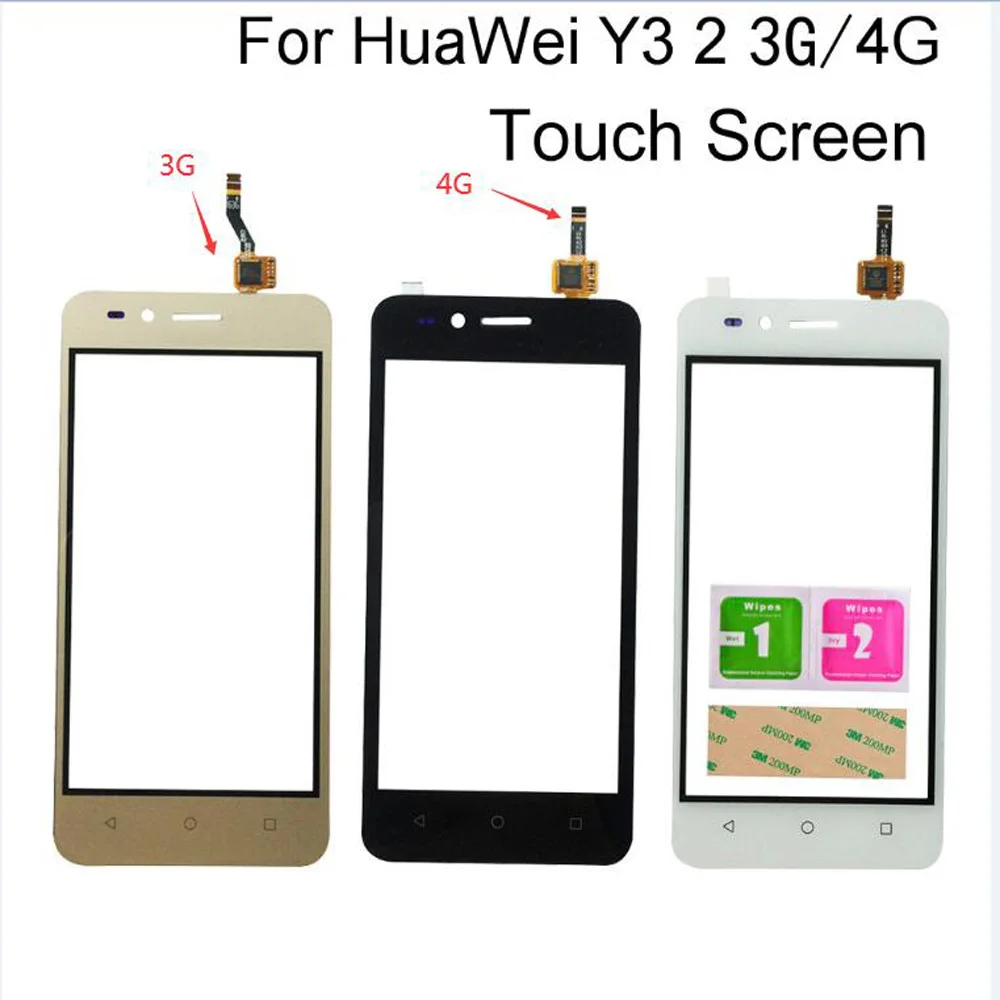 Стекло сенсорного экрана для Huawei Y3II Y3 II 2 3G 4G|Сенсорные панели (тачскрин)| |