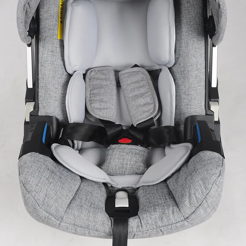 

Luxury Baby Stroller 4 in 1 TTrolley Newborn Baby Car Seat Stroller Travel Pram Stoller Baby Bassinet Pushchair Carriage Basket