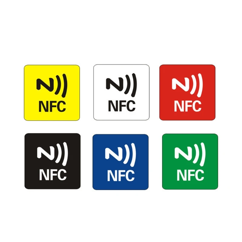 Водонепроницаемые наклейки из ПЭТ NFC смарт клейкие стикеры NTAG216/NTAG213 для всех