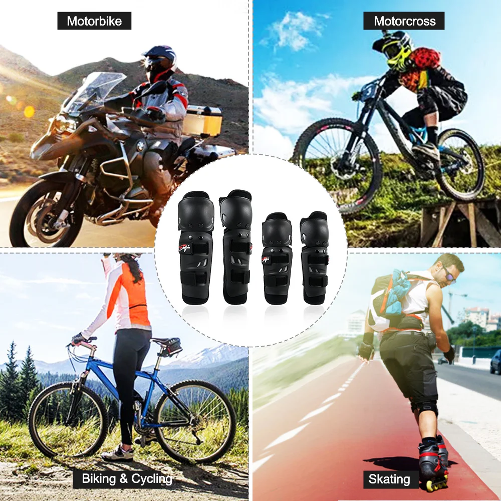 4 шт. Защитные Налокотники для езды на мотоцикле|Защитные наколенники мотоцикла| |