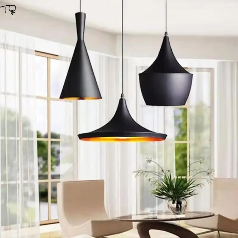 Скандинавские промышленные винтажные подвесные светильники в стиле ретро