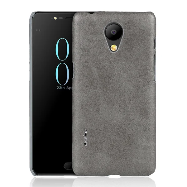 Для Elephone P8 чехол Чехол для Elephone P8 деловой чехол Роскошный Ретро Обложка на заднюю панель из искусственной кожи - Цвет: GRAY