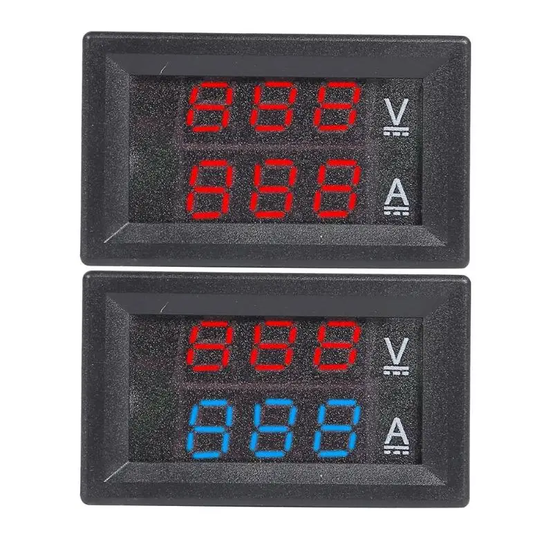 HW 811 0 28 дюймов Мини цифровой вольтметр Амперметр постоянного тока 100V 50A двойной 3