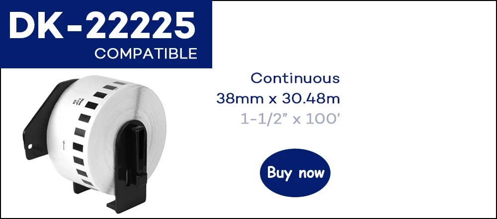 CIDY совместимый для Brother DK-22205 DK22205 DK-2205 DK205 Совместимые Этикетки Brother этикетки непрерывные Бумажные Этикетки DK 22205