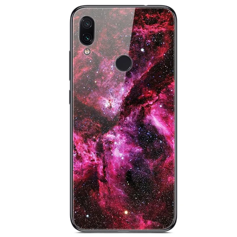 42 Для Xiaomi Redmi Note 7 Чехол из закаленного стекла твердая задняя крышка для Xiomi Redmi Note7 мягкий чехол для телефона бампер на Redmi Note 7 Pro - Цвет: 42