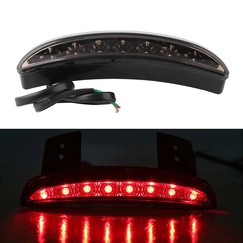 

Hot Mudguard Motorcycle LED Stop Running Brake Lamp Rear Tail Light for Motorbike J99