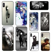 yndfcnb the great beauty horse painted phone case for xiaomi mi8 9 10 9t 5 6 a1 a2lite 9se 8se mi8lite mix2 max3 f1