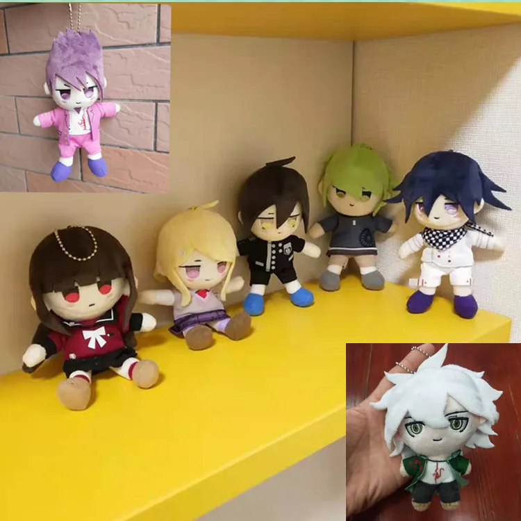 

10TYPES 15CM NEW Anime Danganronpa V3 Dangan Ronpa Oma Kokichi Plush toy doll key chains Gift