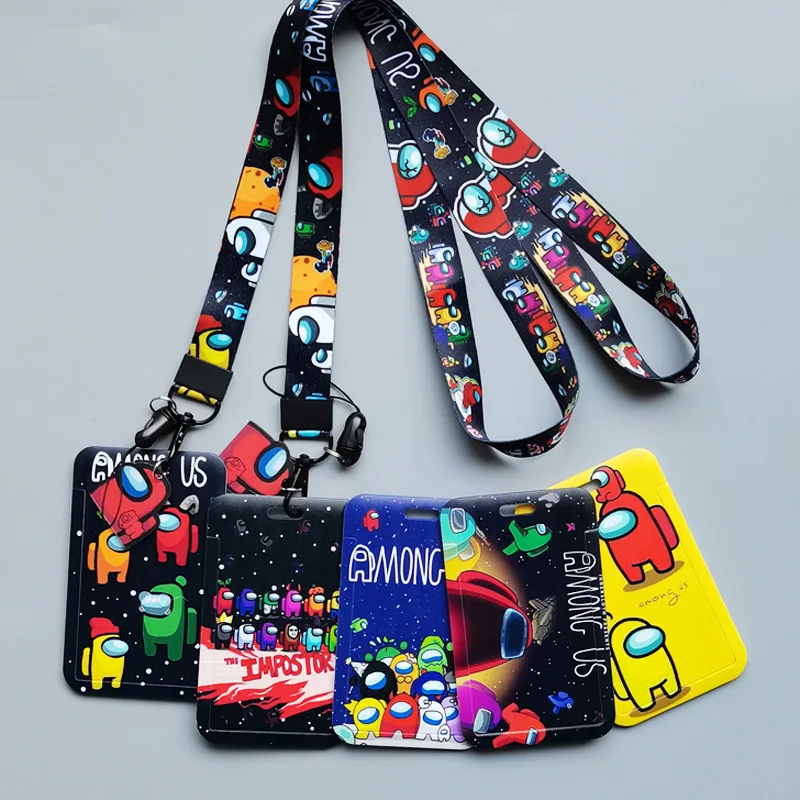 

Hot-selling game bus card holder mobile phone lanyard student campus meal card transfer card