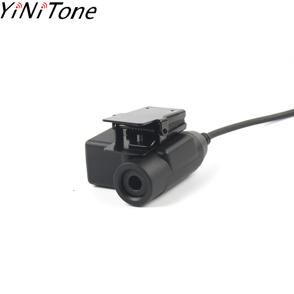 1 Pin 2.5mm Military Headset U94 PTT For COMTAC MSA EARMOR TCA TRI NATO plug for Motorola T6200C Cobra MT600 Talkabout Radio