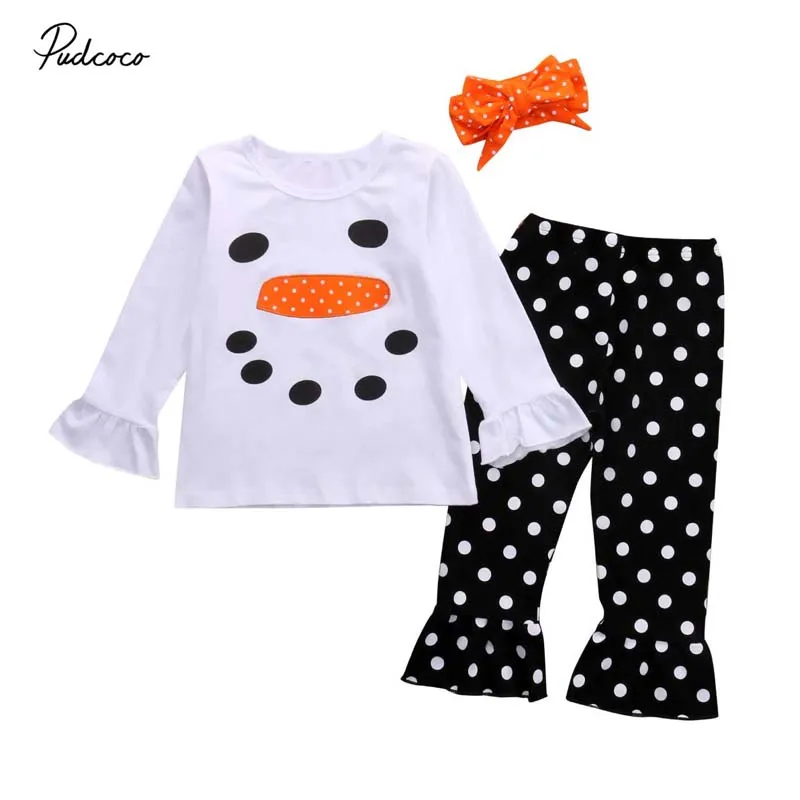 2019 бренд для ребенка детский наряд девочки на Рождество со снеговиком Олафом из