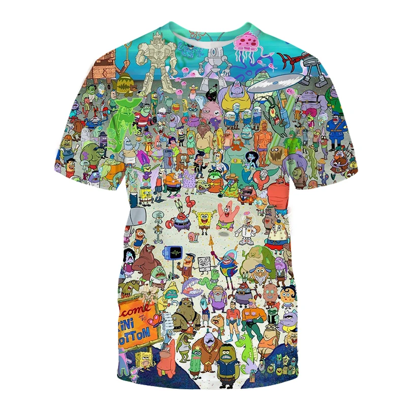 Футболка губчатая для всей семьи Мужская Уличная одежда футболка с забавным