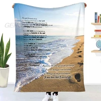 bible verse inspirational throw blanket%ef%bc%8cbedspread on the bedplaid on the sofasofa coverstray kids picnic blankets cushion