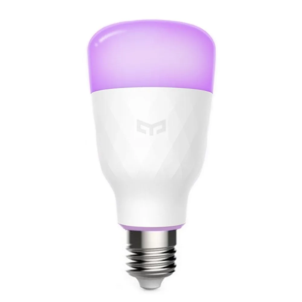E26 Yeelight YLDP06YL E26 E27 10Вт кзсв смарт-управляемая лампа работает с Amazon Alexa AC100-240V для струйного принтера Desk Ночной светильник - Испускаемый цвет: E26