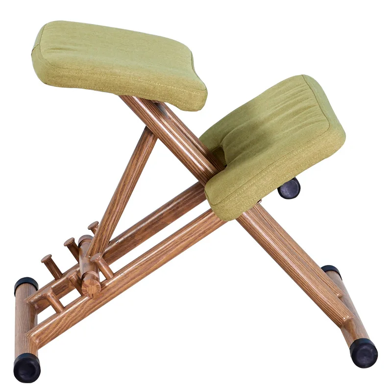 

Metalic Chair Ergonomical Designed Kneeling Chair Stool Handle Height Adjust Office Knee Chair Ergonomic Correct Posture