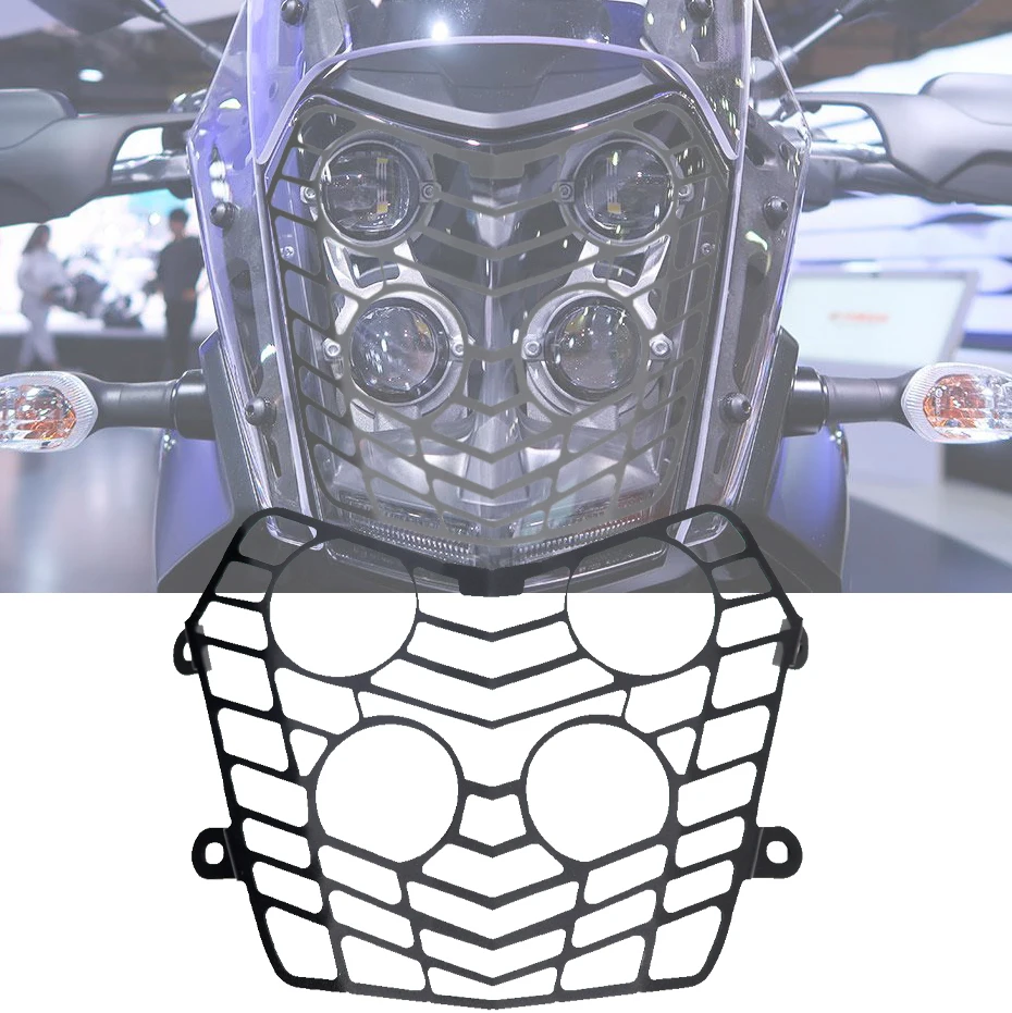 

For YAMAHA Tenere 700 TENERE 700 Tenere700 20 19 20 Motorcycle Protection Grill Aluminium Headlight Protector Grille Guard Cover