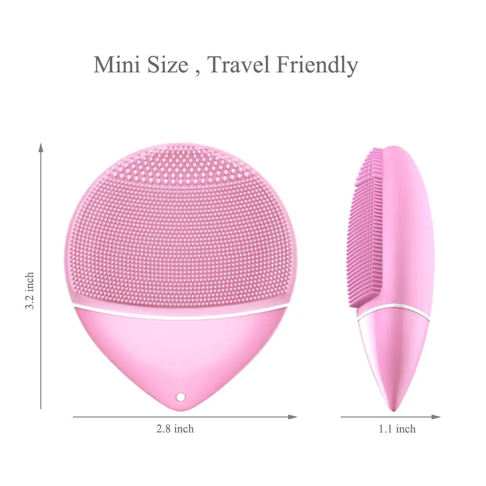 Щетка для очищения лица звуковой массажер Электрический силиконовый