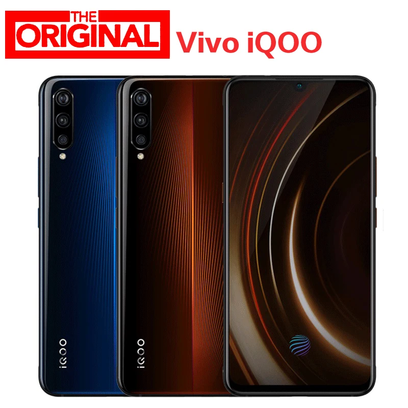 В наличии оригинальный Vivo iQOO мобильный телефон OTA обновление отпечатков пальцев